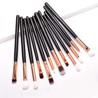 12pcs Eye Brushes Set Professional Eyeshadow Eyebrow Eyeliner Lip Brush Make Up Cosmetic Beauty Brushes