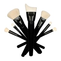 Private Label Cosmetic Brushes for eye, lip & face - 100% Cruelty Free Synthetic Hair Vegan Makeup Brushes